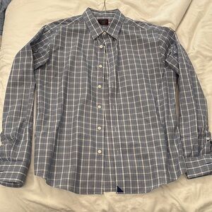UNTUCKit Blue Casual Button Down Shirt